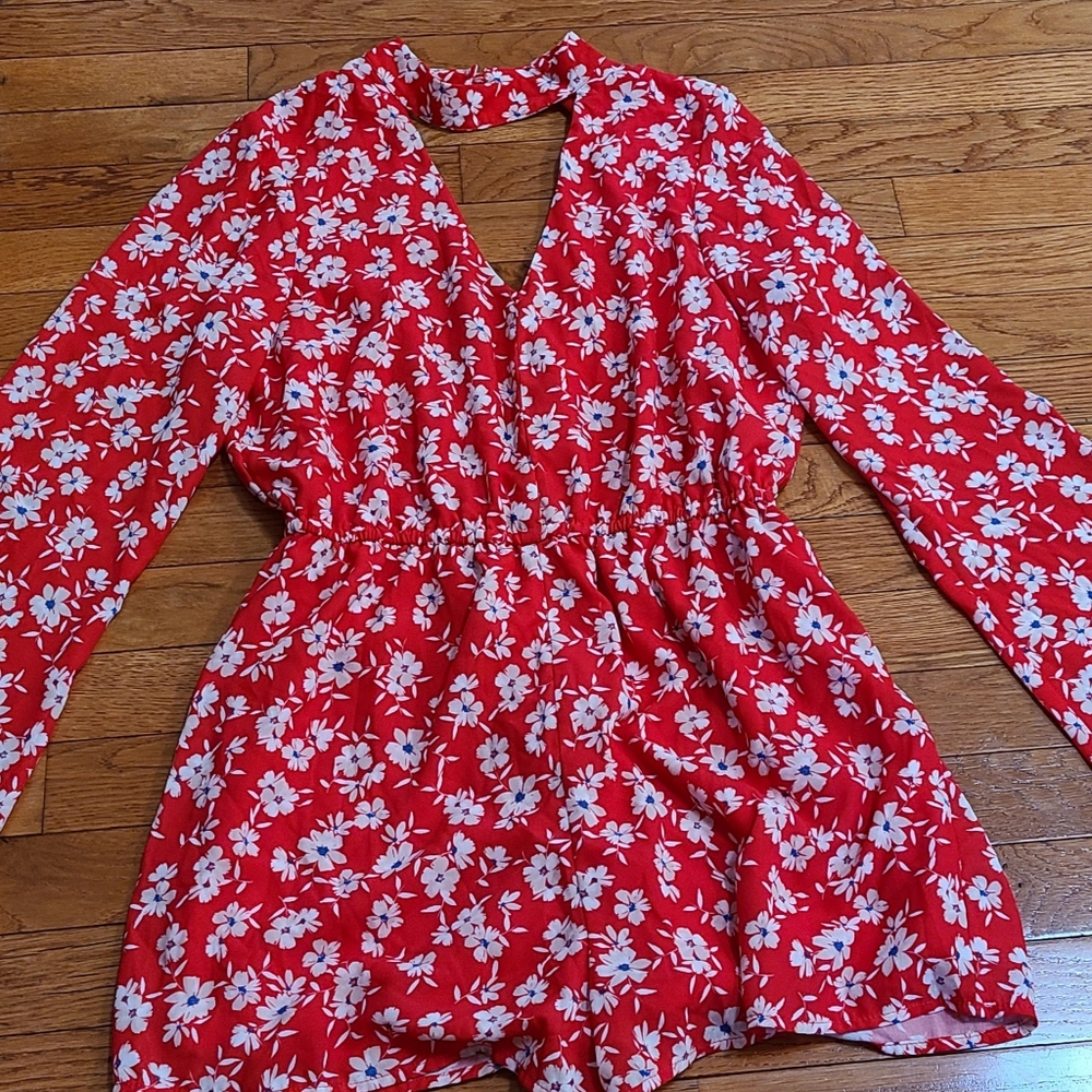 Flower print Romper